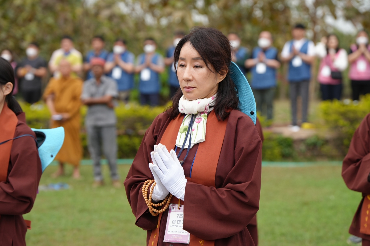 [인도순례] 20230320_순례 및 기원정사2 (71)